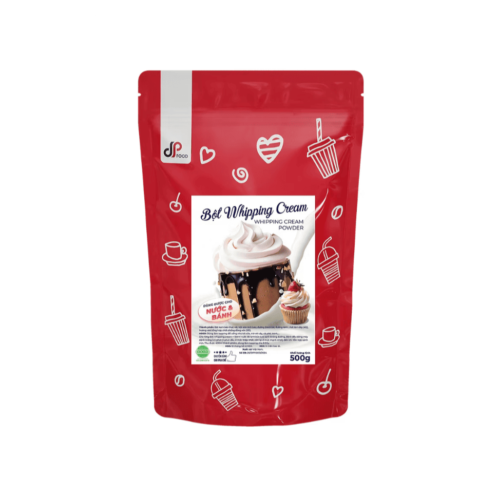 Bột whipping cream DP Food gói 500g