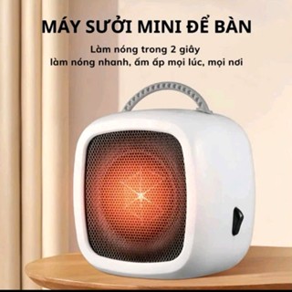  Quạt sưởi mini Genki để bàn công suất 600w làm ấm sau 2s 