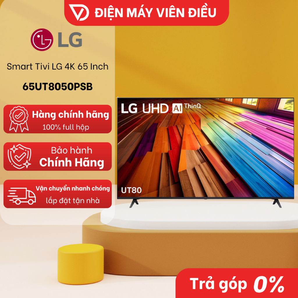 [FREESHIP NGHỆ AN] 65UT8050PSB - Smart Tivi LG 4K 65 Inch 65UT8050PSB - hình ảnh sắc nét