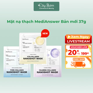  Mặt nạ thạch vàng Filler Collagen 83% Medianswer 25ml 1 hộp 5 miếng dưỡng da | Cây Rơm Cosmetics 