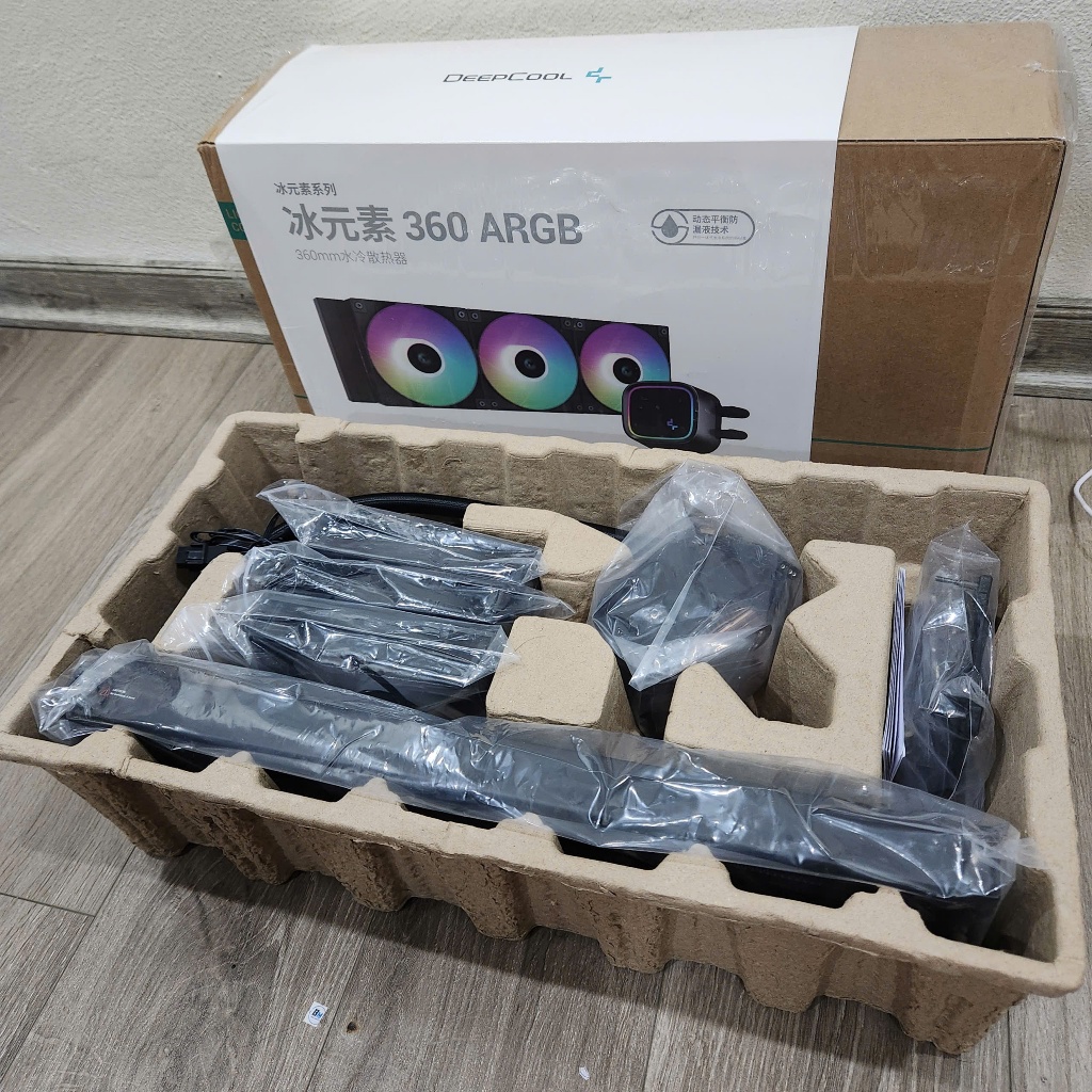 Tản Nhiệt Nước AIO Deepcool LE720 - LED ARGB - Đen - Rẻ Nhất Sàn - LikeNew - Rad 360mm