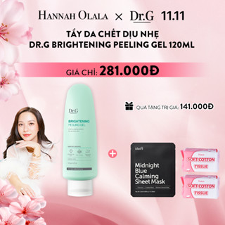   Hannah Olala   Tẩy Da Chết Dr.G Brightening Peeling Gel 120ml Dịu Nhẹ Hỗ trợ Dưỡng Sáng Da Mờ Thâm 