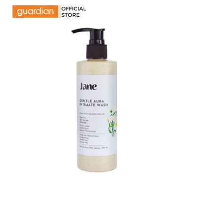 Dung Dịch Vệ Sinh Phụ Nữ Nhẹ Nhàng Thơm Mát Jane Gentle Aura Intimate Wash 200ml | Guardian Việt Nam