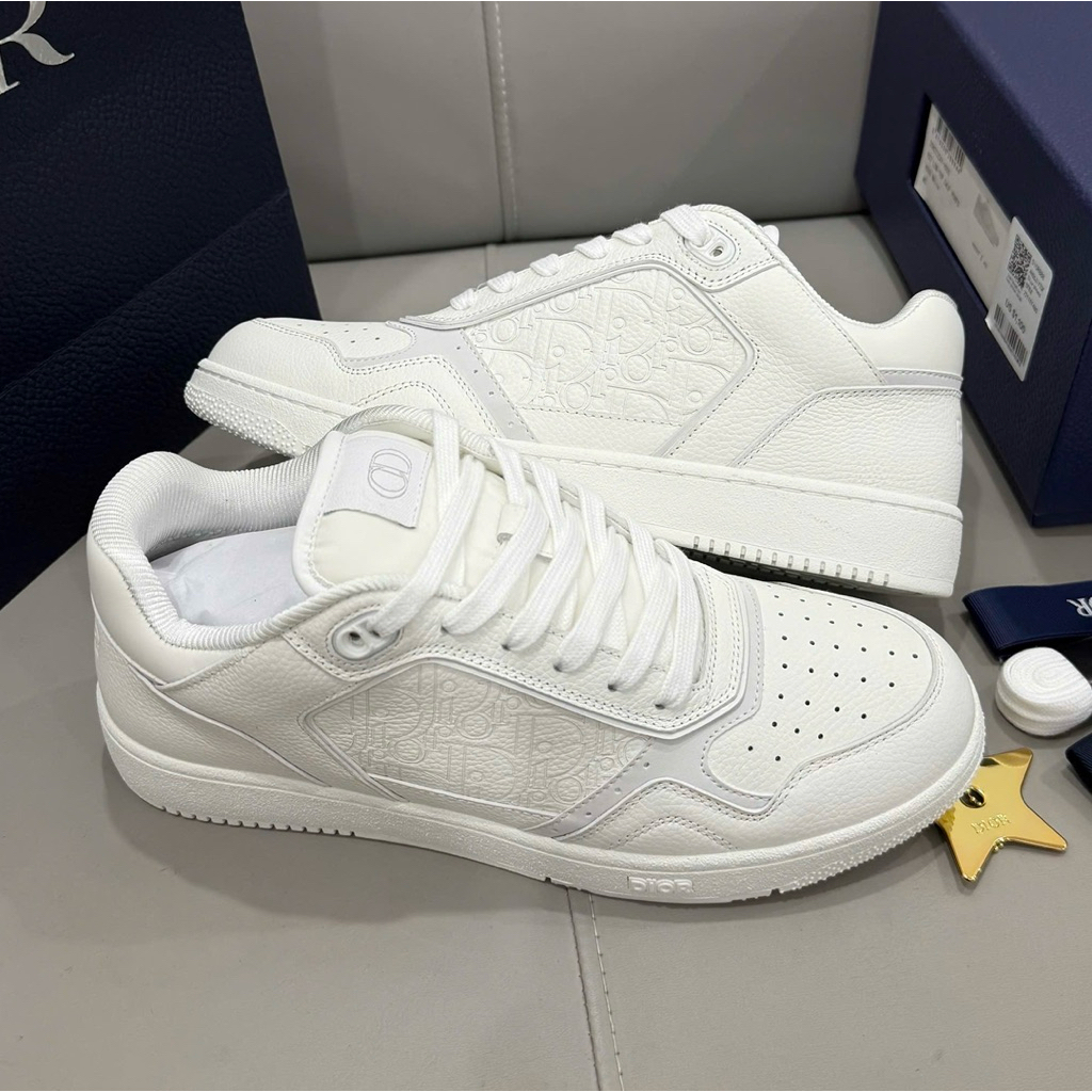 Giày Thể Thao B27 Trắng Dập Vân Nam Full Bill Box