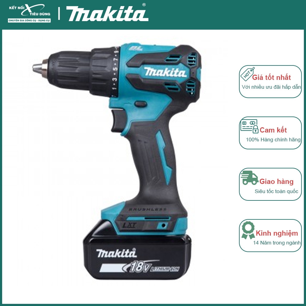 Máy khoan động lực dùng pin 18V Makita DHP490Z | Kết Nối Tiêu Dùng