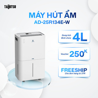 Máy Hút Ẩm TAIJUTSU AD-25R134E-W (25L/ngày) - Cho Phòng 50m², Sấy Quần Áo - Công Nghệ Nhật Bản