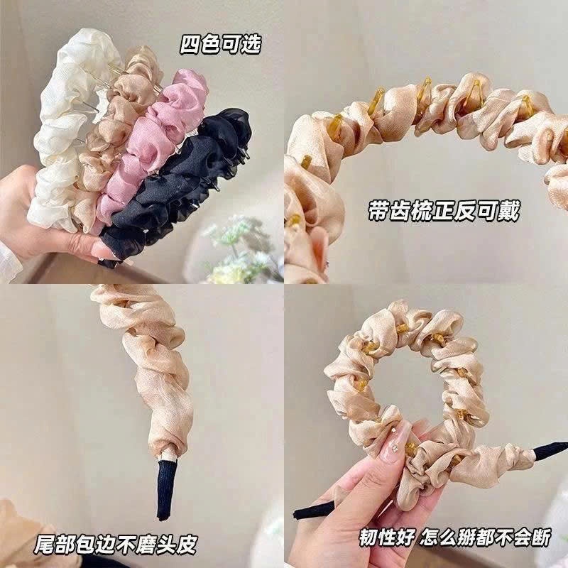 Cài Tóc Băng Đô Chữ Y Làm Phồng Tóc Kiểu Pháp Tiểu Thư SUKEM_SHOP89