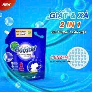 Nước giặt bosster hương hoa thiên nhiên, túi 3,7kg [HÀNG CHÍNH HÃNG] (SUKEM_SHOP89)