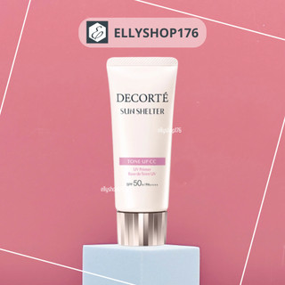  Kem chống nắng DECORTE Sun Shelter Tone Up CC SPF 50+  PA++++ 32g Tone #10 - Nâng tone trắng hồng - Ellyshop176 
