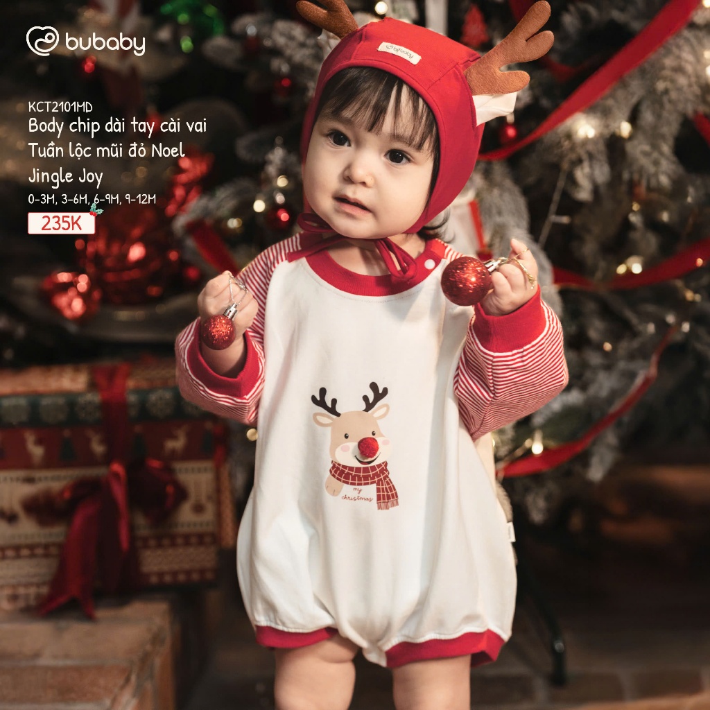 Bộ sưu tập Noel 2025 của BU Baby ACT010000 cho bé trai bé gái từ 0 đến 18 tháng | Đồ chính hãng BU B
