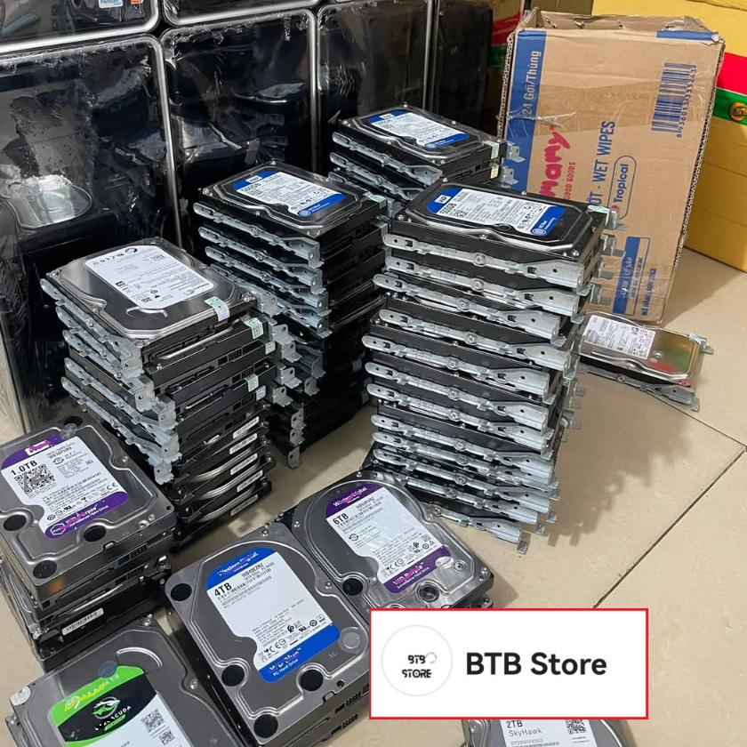 Ổ cứng 4TB 3TB 2TB 1TB PURPLE BLUE GREEN tím camera lưu trữ HDD 1T 2T 3T 4T sata máy bàn PC