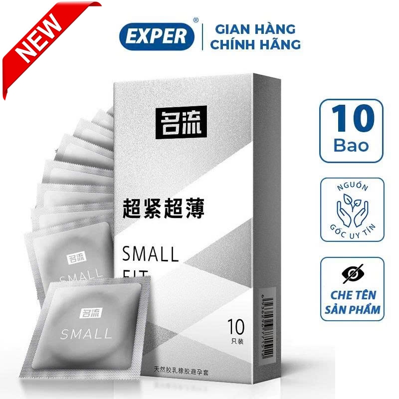 Bao cao su size nhỏ 45mm SMALL XS, bcs size nhỏ có gai siêu mỏng kéo dài quan hệ