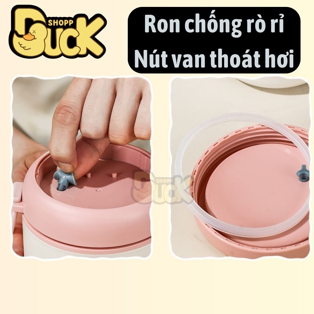 Bình ủ cháo giữ nhiệt  Gấu nâu inox 304 Dear Bear tiện lợi - Bình ủ cháo giữ nhiệt đựng thức ăn cho bé | BigBuy360 - bigbuy360.vn