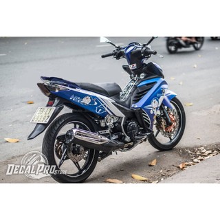 [Tem chuẩn xịn] - Tem trùm xe Exciter 135 Doraemon