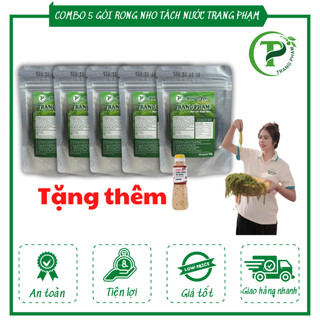  Rong nho tách nước kèm sốt mè rang kyodo trang phạm combo 5 gói chất lượng tốt. 