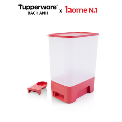 [MẪU MỚI NEW TUP] Thùng đựng gạo Tupperware Rice Smart 10kg - Nhựa nguyên sinh an toàn sức khoẻ