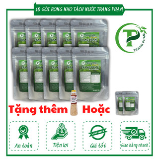  Rong nho tách nước kèm sốt mè rang kyodo Trang Phạm loại 2 combo 10 gói chất lượng tốt. 