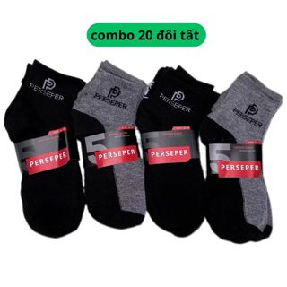 Combo 20 Đôi Tất Cổ Cao Phong Cách Thể Thao,Tất Lao Động,Vớ Cổ Cao SPORT thoáng khí êm chân hàng dày