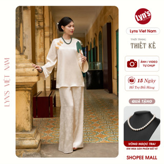  Bộ Pháp phục lụa Đào Trúc Viên LPPL25014C thêu hoa đào cao cấp thiết kế cách tân phù hợp lễ hội,lễ chùa 