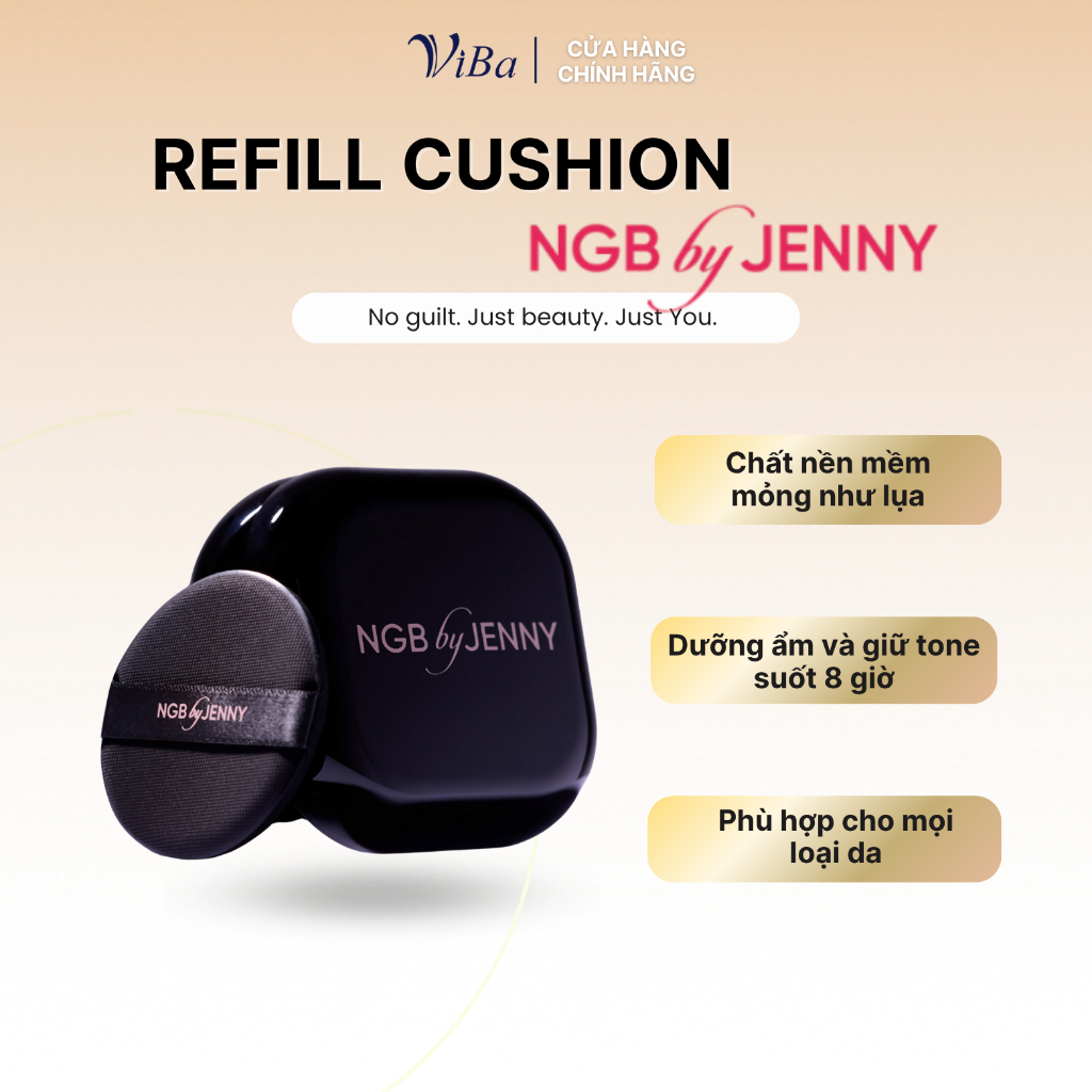 REFILL CUSHION NBG BY JENNY - VIBA - No Guilt Beauty 13G