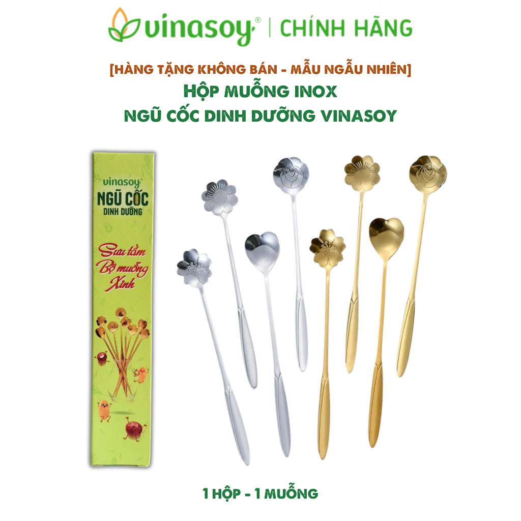 [Gift] Hộp muỗng Inox Ngũ Cốc Dinh Dưỡng Vinasoy