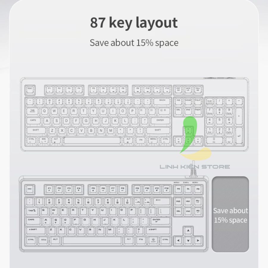 XUNFOX K60 HOSAN Bàn Phím Giả Cơ Có Dây Kết Nối Đầu USB, 19 Phím Conflict Free Phản Hồi Nhanh | BigBuy360 - bigbuy360.vn
