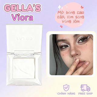 Gella's Phấn bắt sáng đơn của có ánh nhũ nhẹ có thể làm sáng vùng mắt và trung tâm khuôn mặt.