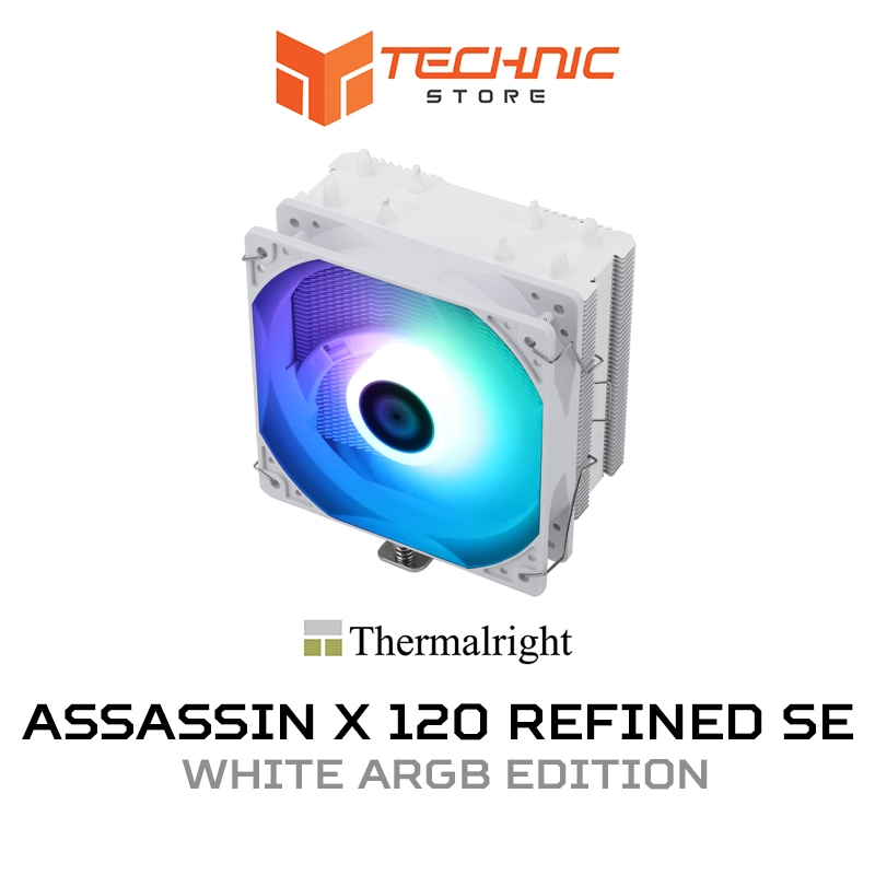 Tản nhiệt CPU Thermalright Assassin X 120 Refined SE WHITE ARGB (AX120R SE WHITE ARGB)