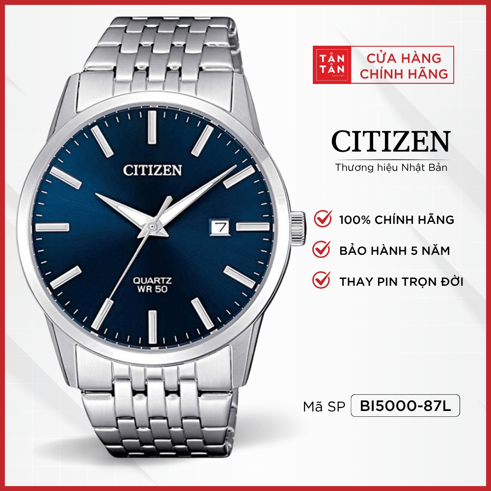 Đồng Hồ Nam Citizen  BI5000-87L Quartz 39mm - Đồng Hồ Tân Tân