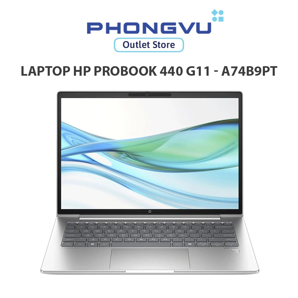 Laptop HP Probook 440 G11 - A74B9PT (Ultra 5-125H/ 16GB/ 512GB/ Windows 11) - Bảo hành 12 tháng
