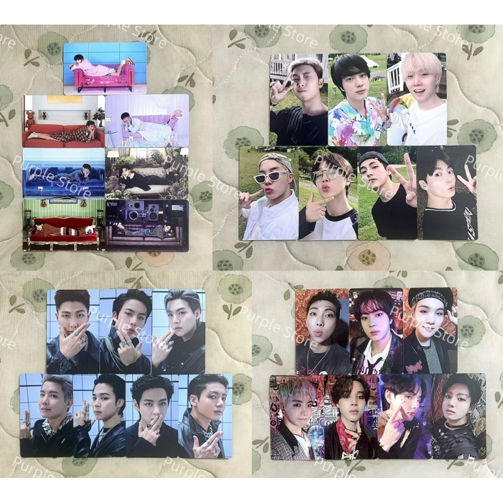 (CHAT TRƯỚC/ĐỌC MÔ TẢ) BTS Official Set card 7 thành viên chính hãng