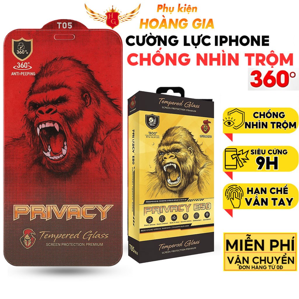 Kính cường lực Iphone chống nhìn trộm 360 độ ip xsmax xr 11Pro 12 13 14 15 16 17 pro max-PK Hoàng gia | BigBuy360 - bigbuy360.vn