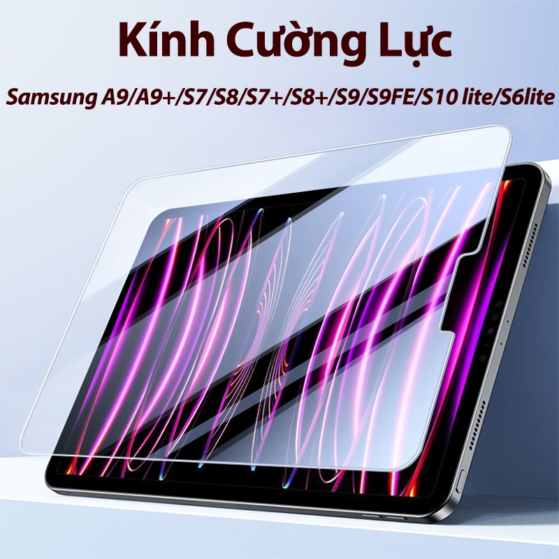 Kính cường lực cho Samsung Galaxy Tab S10 Lite S10FE S9 FE 10.9 '' S8 A9Plus 11 ” S7 FE 12.4 'S6 Lite
