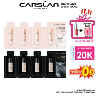  Kem nền CARSLAN Dưỡng ẩm kiềm dầu lâu trôi chống thấm nước 24h 4g  Dạng gói  