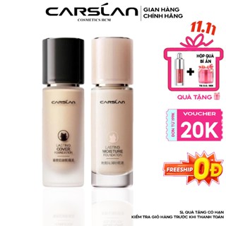  Kem nền Carslan dành cho da hỗn hợp che phủ khuyết điểm kiềm dầu lâu trôi 30g 