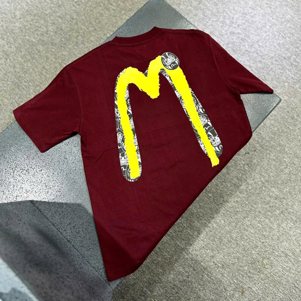 ÁO THUN 𝔼𝕍𝕀𝕊𝕌 THỜI TRANG MÀU ĐỎ HOTTREND