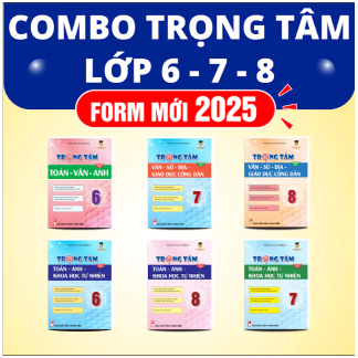 Sách - Trọng tâm kiến thức lớp 6,7,8 dùng cho 3 sách KNTT, CTST, CD - Mới nhất