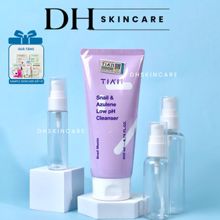  Sữa Rửa Mặt Tia'm Tiam Snail & Azulene Low PH Cleanser Ốc Sên Làm Dịu Và Phục Hồi Cho Da Nhạy Cảm 