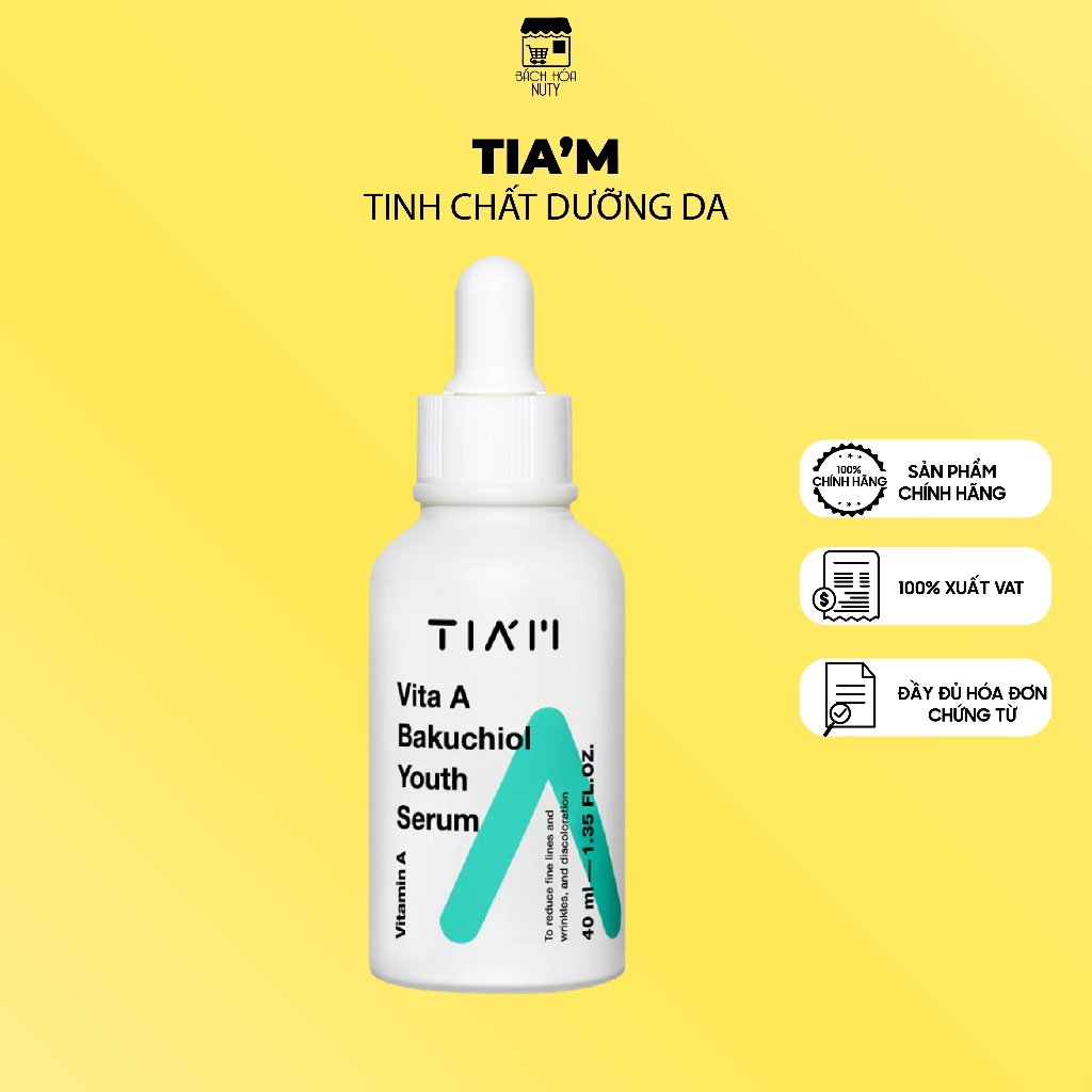 Serum Tiam Căng Bóng, Trẻ Hoá Da Vita A Bakuchiol Youth Serum (40ml)