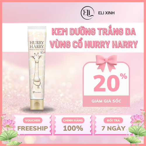 Kem duỡng trắng và chống nhăn vùng cổ 40G - Hurry Harry Premium Neck Cream Rich
