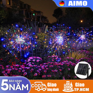 AIMO Đèn LED pháo hoa trang trí năng lượng mặt trời 8 chế độ nháy , 60-120-150 led đèn