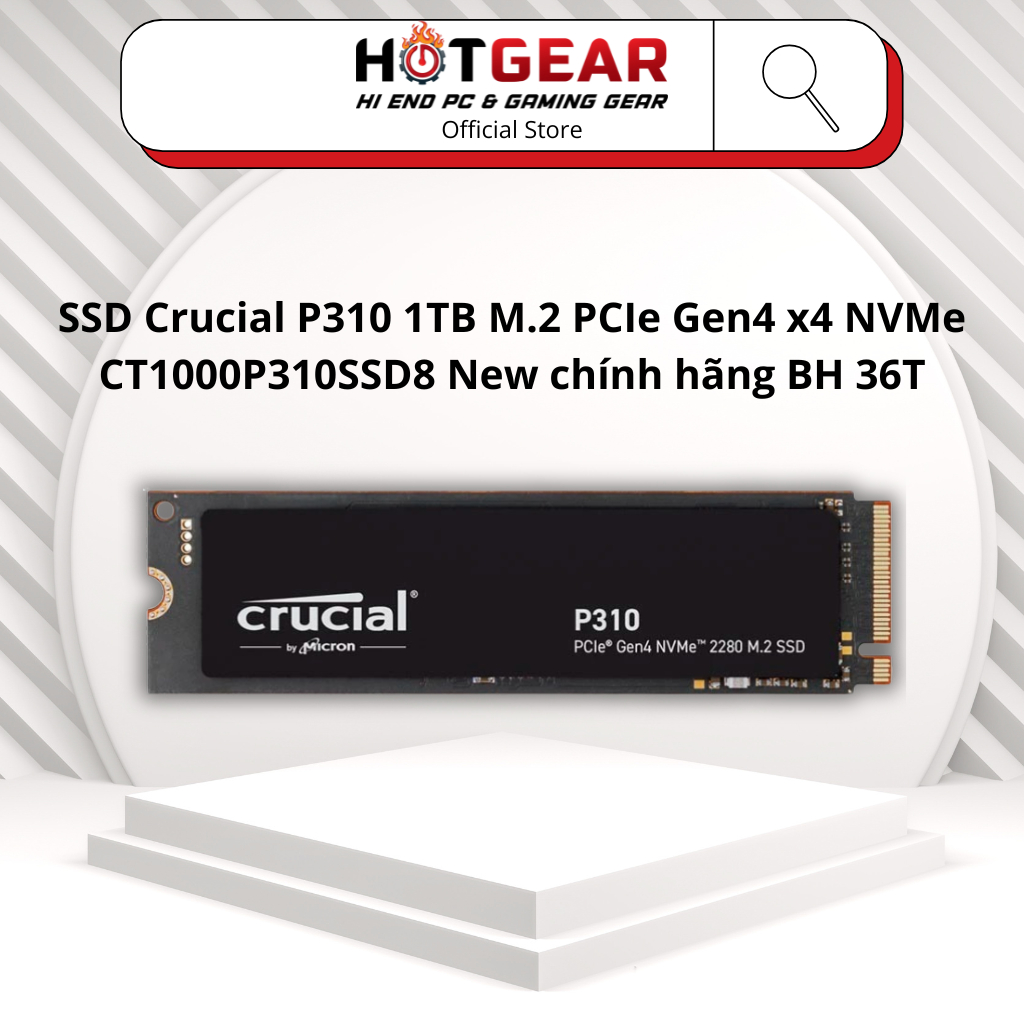 SSD Crucial P310 1TB M.2 PCIe Gen4 x4 NVMe CT1000P310SSD8 New chính hãng BH 36T
