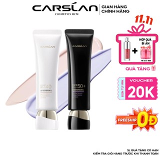  Kem chống nắng CARSLAN nâng tone dưỡng da kem lười Kem Lót 3 trong 1 35g SPF 50 + PA + + + 