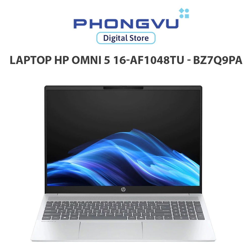 Laptop HP Omnibook 5 16-af1048TU - BZ7Q9PA (Ultra 5-225U/ 16GB/ 512GB/ Windows 11 + Office) - Bảo hà
