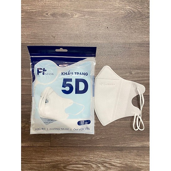 1 Cái Khẩu Trang 5D Thịnh Phát, 3 Lớp Kháng Khuẩn, Chống Tia UV