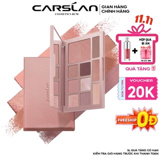  Bảng Phấn Mắt CARSLAN 10 Màu đa Chức Năng Phấn bắt sáng Tạo khối Phấn má hồng 12g 