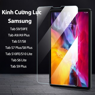 Kính Cường Lực Bảo Vệ Màn Hình cho Samsung Galaxy Tab S10 Lite S10FE S9 FE 10.9 '' S8 A9Plus 11 ” S7 FE 12.4 'S6 Lite