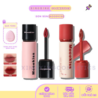   HỎA TỐC  Son Mooekiss Loại Son sáng da nâng Son bóng mỏng nhẹ dưỡng ẩm tint lì không khô môi 3g XINGXINGBEAUTY 