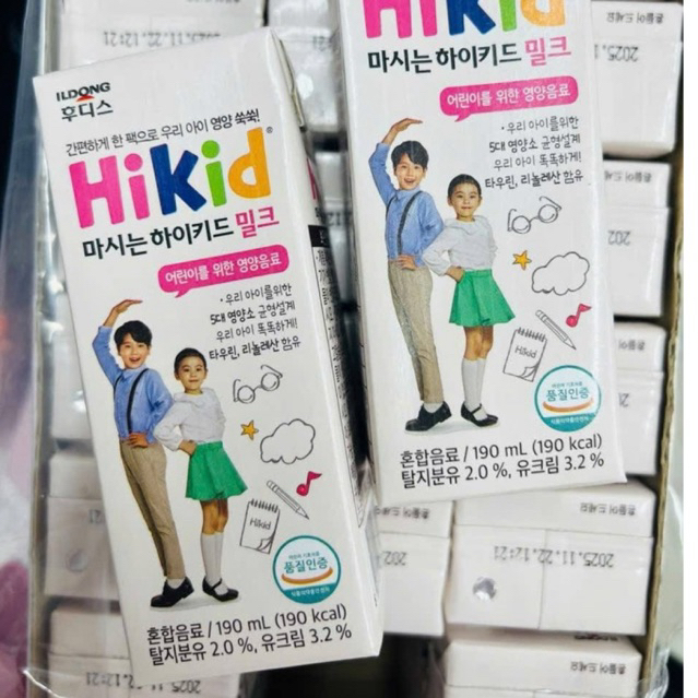 (TÁCH LẺ 5-10 HỘP ) sữa nước HIKID DATE 6/2026