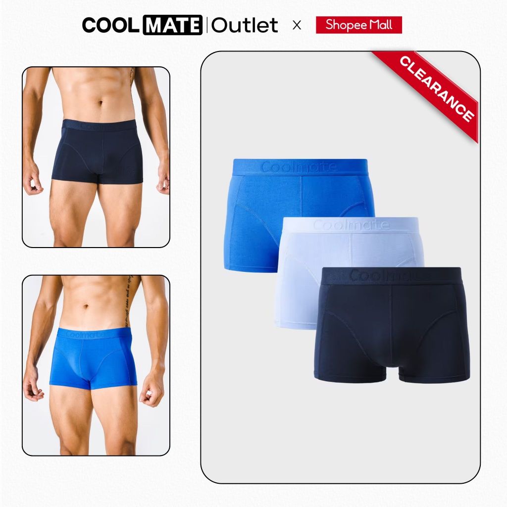 [Outlet không đổi trả] Quần Lót Nam Coolmate Trunk Ex-Comfort Bamboo
